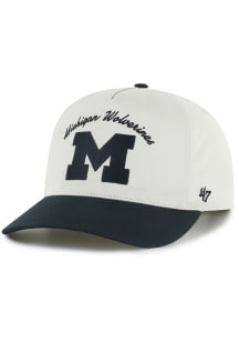 47 Michigan Wolverines Stable Hitch Adjustable Hat - Ivory