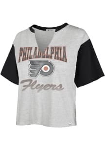 47 Philadelphia Flyers Womens Grey Dolly Short Sleeve T-Shirt