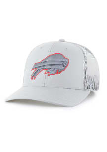 47 Buffalo Bills Strap Trucker Adjustable Hat - Grey