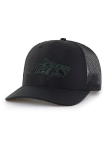 47 New York Jets Strap Trucker Adjustable Hat - Black