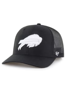 47 Buffalo Bills Strap Trucker Adjustable Hat - Black