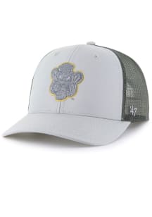 47 Missouri Tigers Outline Trucker Adjustable Hat - Grey