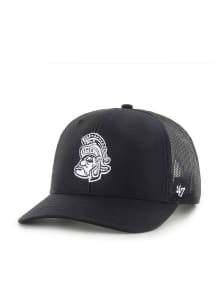 47 Michigan State Spartans White Logo Trucker Adjustable Hat - Black