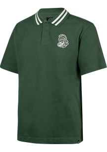 47 Michigan State Spartans Mens Green Knox Rugby Short Sleeve Polo