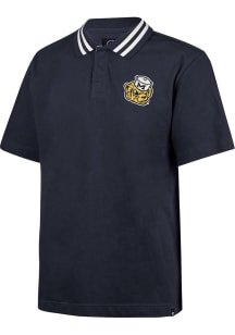 47 Michigan Wolverines Mens Blue Knox Rugby Short Sleeve Polo