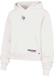 47 Minnesota Vikings Womens White Sue Hooded Sweatshirt