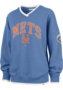 47 New York Mets Womens Blue Daze Crew Sweatshirt