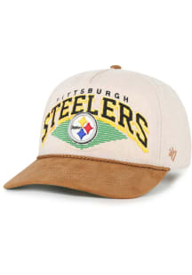 47 Pittsburgh Steelers Pomona Rope Hitch Adjustable Hat - Ivory