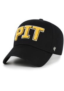47 Pittsburgh Steelers Black Zoey Clean Up Womens Adjustable Hat