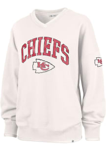 47 Kansas City Chiefs Womens White Daze Crew Sweatshirt