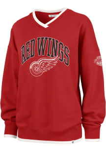 47 Detroit Red Wings Womens Red Daze Crew Sweatshirt