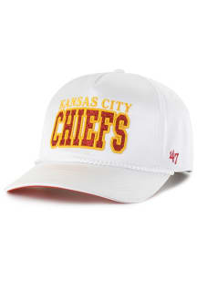 47 Kansas City Chiefs White Outspoken Hitch Womens Adjustable Hat