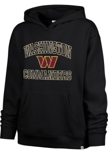 47 Washington Commanders Womens Black Naomi Hooded Sweatshirt