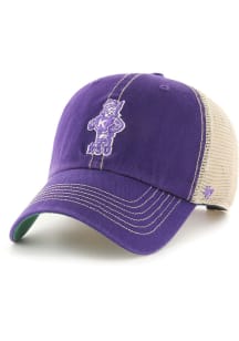 47 K-State Wildcats Trawler Clean Up Adjustable Hat - Purple