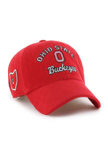 47 Ohio State Buckeyes SCL SQUIB 47 CLEAN UP Adjustable Hat - Red