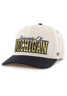 47 Michigan Wolverines SCL SCRIMMAGE 47 HITCH RF Adjustable Hat - Tan