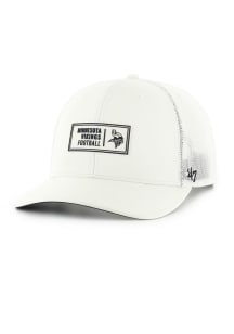 47 Minnesota Vikings Cypher Trucker Adjustable Hat - White