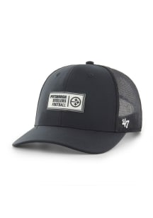 47 Pittsburgh Steelers Cypher Trucker Adjustable Hat - Black