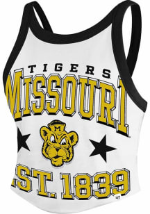 47 Missouri Tigers Womens White Energize Tank Top