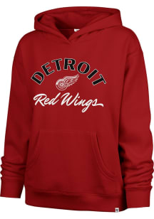 47 Detroit Red Wings Womens Red Whirlwind Hooded Sweatshirt