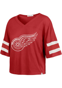 47 Detroit Red Wings Womens Red Premier Short Sleeve T-Shirt