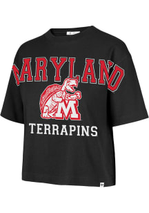 47 Maryland Terrapins Womens Black Outreach Short Sleeve T-Shirt
