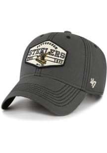 47 Pittsburgh Steelers Arcadia MVP Adjustable Hat - Charcoal