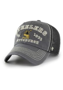 47 Pittsburgh Steelers Decatur Clean Up Adjustable Hat - Charcoal