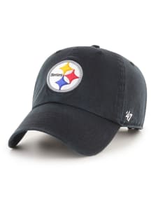47 Pittsburgh Steelers Baby Clean Up Adjustable Hat - Black