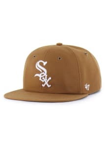 47 Chicago White Sox Brown Carhartt Captain RL Mens Snapback Hat