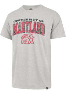 47 Maryland Terrapins Grey Dome Short Sleeve Fashion T Shirt