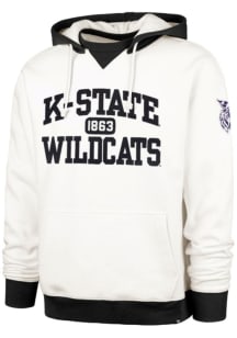 47 K-State Wildcats Mens White Skipper Original Long Sleeve Hoodie