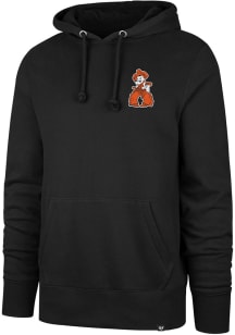 47 Oklahoma State Cowboys Mens Black Comeback Headline Long Sleeve Hoodie