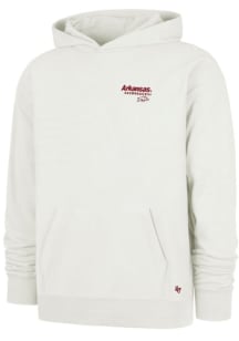 47 Arkansas Razorbacks Mens White Triple Double Foundation Fashion Hood