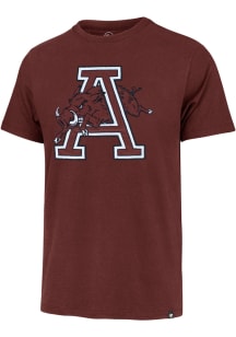 47 Arkansas Razorbacks Crimson Knockout Fieldhouse Short Sleeve Fashion T Shirt
