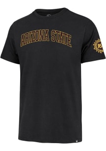 47 Arizona State Sun Devils Black Wordmark Fieldhouse Short Sleeve Fashion T Shirt
