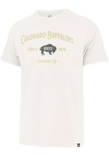 47 Colorado Buffaloes Tan Whitlock Franklin Short Sleeve Fashion T Shirt