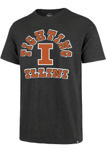 47 Illinois Fighting Illini Charcoal Comeback Short Sleeve Fashion T Shirt