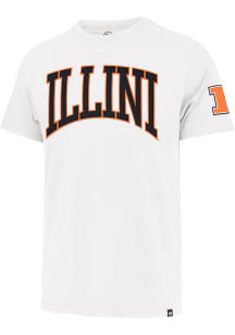 47 Illinois Fighting Illini White Ace Fieldhouse Short Sleeve Fashion T Shirt