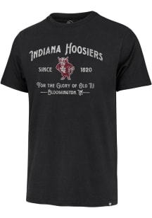 47 Indiana Hoosiers Black Whitlock Franklin Short Sleeve Fashion T Shirt