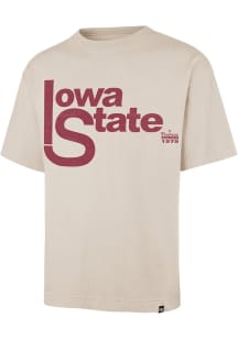 47 Iowa State Cyclones Tan Bouldering Imprint Ravine Short Sleeve Fashion T Shirt