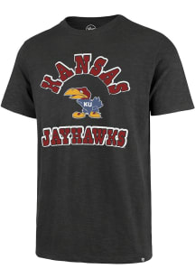 47 Kansas Jayhawks Charcoal Comeback Short Sleeve Fashion T Shirt