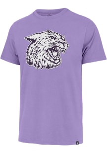 47 K-State Wildcats Lavender Knockout Fieldhouse Short Sleeve Fashion T Shirt
