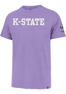 47 K-State Wildcats Lavender Ace Fieldhouse Short Sleeve Fashion T Shirt