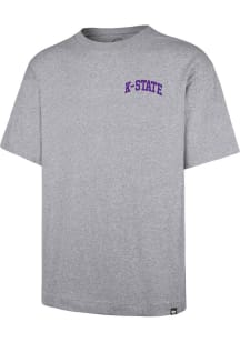 47 K-State Wildcats Grey History Lock Short Sleeve Fashion T Shirt