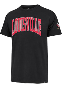 47 Louisville Cardinals Black Ace Fieldhouse Short Sleeve Fashion T Shirt