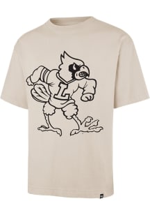47 Louisville Cardinals Tan Bouldering Imprint Ravine Short Sleeve Fashion T Shirt