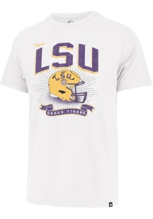 47 LSU Tigers White Football Prime Play Franklin Short Sleeve Fashion T Shirt
