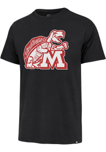 47 Maryland Terrapins Black Knockout Fieldhouse Short Sleeve Fashion T Shirt