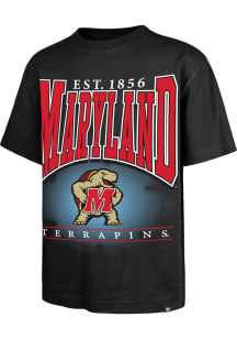 47 Maryland Terrapins Black Hot Corner Short Sleeve Fashion T Shirt